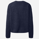Pieces Katty Teddy jakke i navy-5