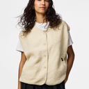 Pieces PCKatty Teddy Vest Noos Birch