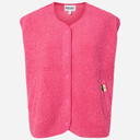 Pieces PCKatty Teddy Vest Noos Shocking Pink