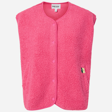 Pieces PCKatty Teddy Vest Noos Shocking Pink