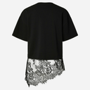 Pieces PCMave SS Lace T-Shirt Black