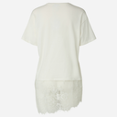 Pieces PCMave SS Lace T-Shirt Cloud Dancer