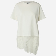 Pieces PCMave SS Lace T-Shirt Cloud Dancer