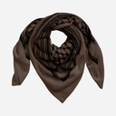 Pieces PCNovis Square Scarf Hot Fudge / Black