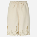 Pieces PCPiper HW Crochet Shorts Ecru