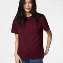Pieces PCRia SS Solid Tee Noos Tawny Port