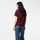 Pieces PCRia SS Solid Tee Noos Tawny Port