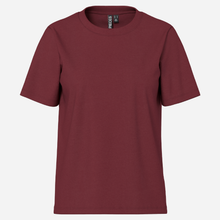 Pieces PCRia SS Solid Tee Noos Tawny Port