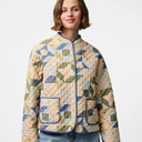 Pieces PCRikke Quilted Jacket Noos Birch Patchwork