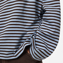 Pieces PCSadie LS Top Jrs Noos Hot Fudge Stripes Cashmere Blue
