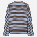 Pieces PCSadie LS Top Jrs Noos Hot Fudge Stripes Cashmere Blue