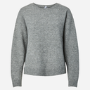 Pieces PCSally LS O-Neck Knit Noos BC Medium Grey Melange