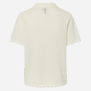 Pieces PCScout SS Polo Knit Cloud Dancer