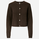 Pieces PCSilly LS O-Neck Knit Cardigan Noos Hot Fudge