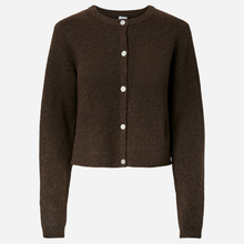 Pieces PCSilly LS O-Neck Knit Cardigan Noos Hot Fudge