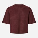 Pieces PCSilly SS O-Neck Knit Cardigan Noos Tawny Port