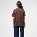 Pieces PCSkylar SS Oversized Tee Noos Hot Fudge