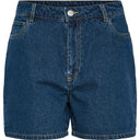 Pieces PCAbbi MW Shorts Noos Medium Blue Denim