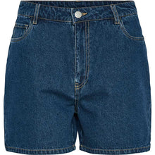 Pieces PCAbbi MW Shorts Noos Medium Blue Denim