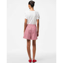 Pieces PCAllo HW Fold Up Shorts Salsa Stripes