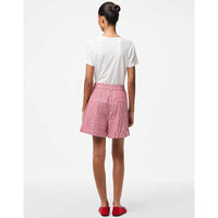 Pieces PCAllo HW Fold Up Shorts Salsa Stripes