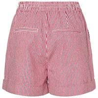 Pieces PCAllo HW Fold Up Shorts Salsa Stripes