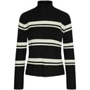 Pieces PCAnomi LS Rollneck Knit Black/Cloud Dancer - J BY J Fashion
