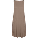 Pieces PCAnora Tank Dress BC Sand - J BY J Fashion