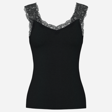 Pieces PCBarbera Lace Top Noos Black - J BY J Fashion