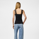 Pieces PCBarbera Lace Top Noos Black - J BY J Fashion