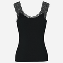 Pieces PCBarbera Lace Top Noos Black - J BY J Fashion