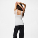 Pieces PCBarbera Lace Top Noos Bright White - J BY J Fashion