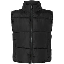 Pieces PCBee New Short Puffer Vest Noos Black