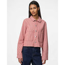 Pieces PCBillo Denim Jacket Chili Oil Stripes