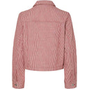 Pieces PCBillo Denim Jacket Chili Oil Stripes