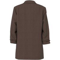 Pieces PCBosella 3/4 Pinstripe Blazer Noos Hot Fudge Stripes