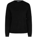 Pieces PCBree LS O-Neck Knit Noos Black - J BY J Fashion