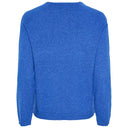 Pieces PCBree LS O-Neck Knit Noos Surf the Web Melange - J BY J Fashion