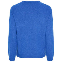 Pieces PCBree LS O-Neck Knit Noos Surf the Web Melange - J BY J Fashion
