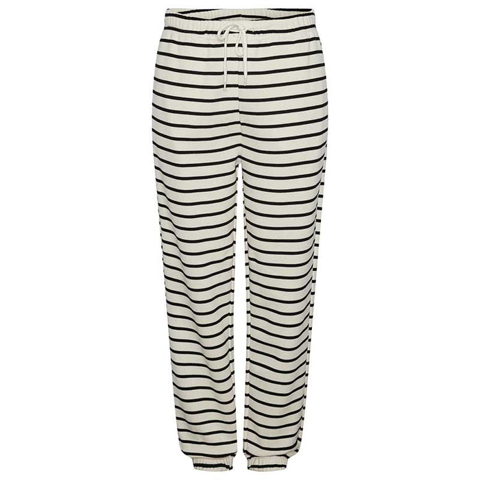Pieces PCChilli HW Sweat Pants Stripes Noos BC Off White
