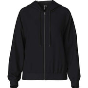 Pieces PCChilli LS Zip Hoodie Noos Black - J BY J Fashion