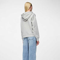 Pieces PCChilli LS Zip Hoodie Noos Light Grey Melange - J BY J Fashion