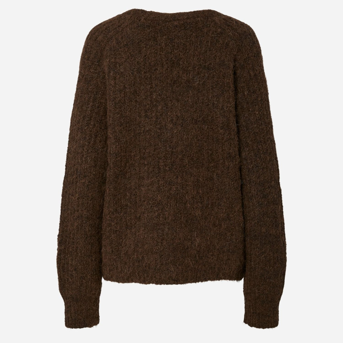 Pieces PCCleo LS V-Neck Knit Cardigan Noos Hot Fudge