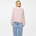 Pieces PCColli LS O-Neck Knit Pink-A-Boo