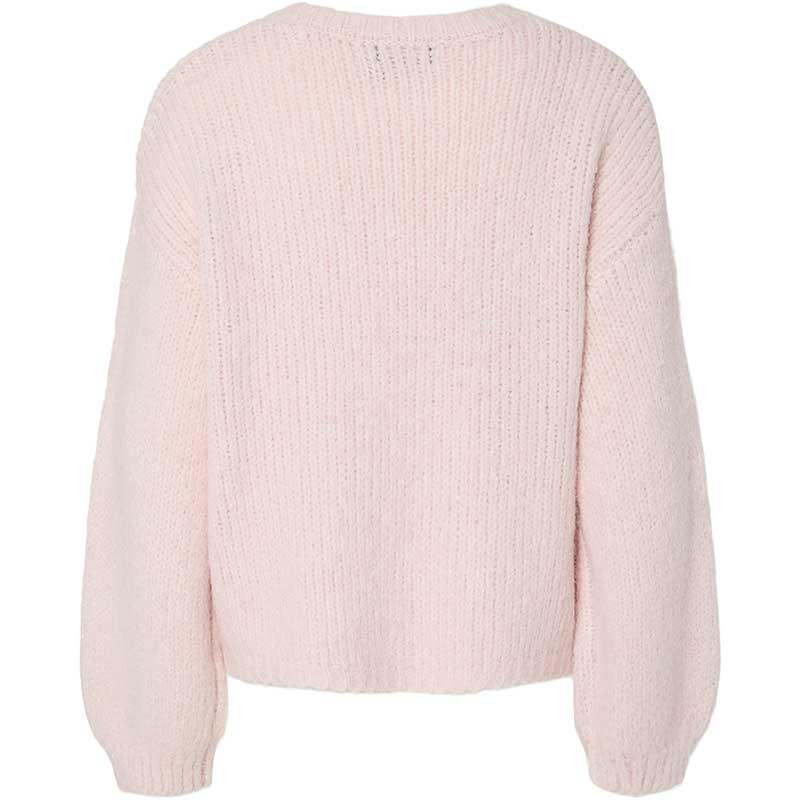 Pieces PCColli LS O-Neck Knit Pink-A-Boo
