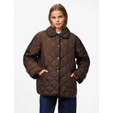Pieces PCEmily Short Quilted Jacket Noos Hot Fudge