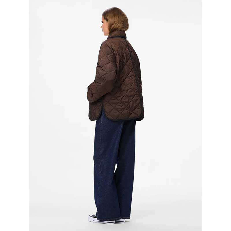 Pieces PCEmily Short Quilted Jacket Noos Hot Fudge