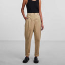 Pieces PCFallyn HW Chino Pants Sand