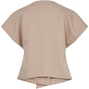 Pieces PCFami SL V-Neck Vest Silver Mink