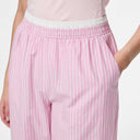 Pieces PCFamma HW Straight Pant Pink Tulle Stripes